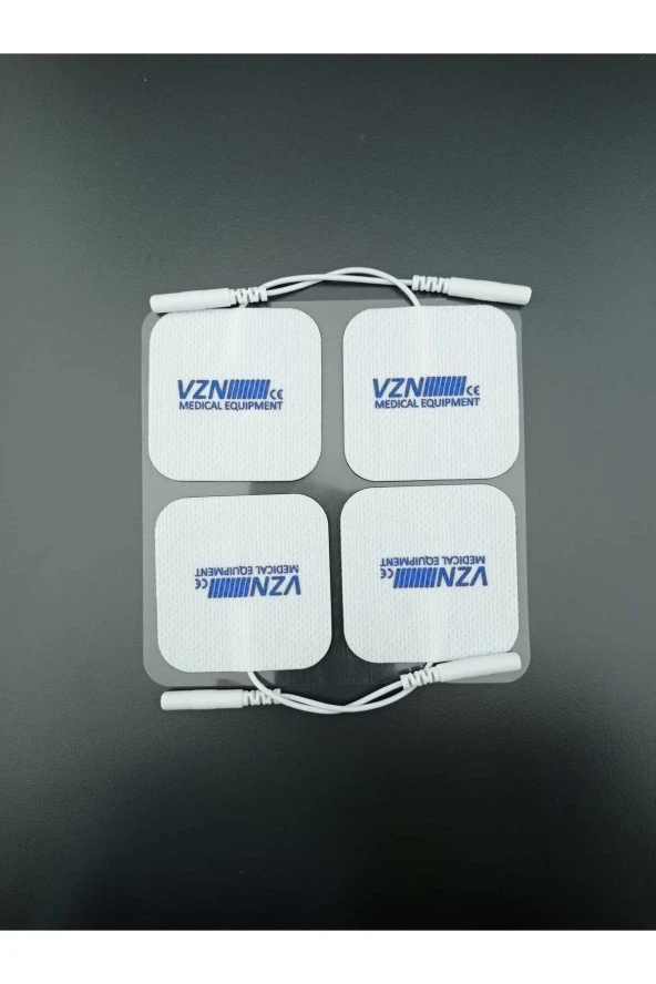 VZN TENS ELEKTRODU YAPIŞKANLI 5*5 4'lü PAKET TENS PEDİ - 2