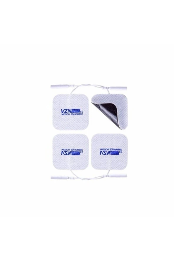 VZN Tens Pedi Kablolu Elektrot 5x5cm Tens Elektrodu - 4