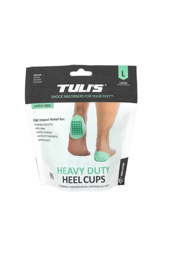 TULI'S Heel Cup Shock Absorbe Özellikli Topukluk