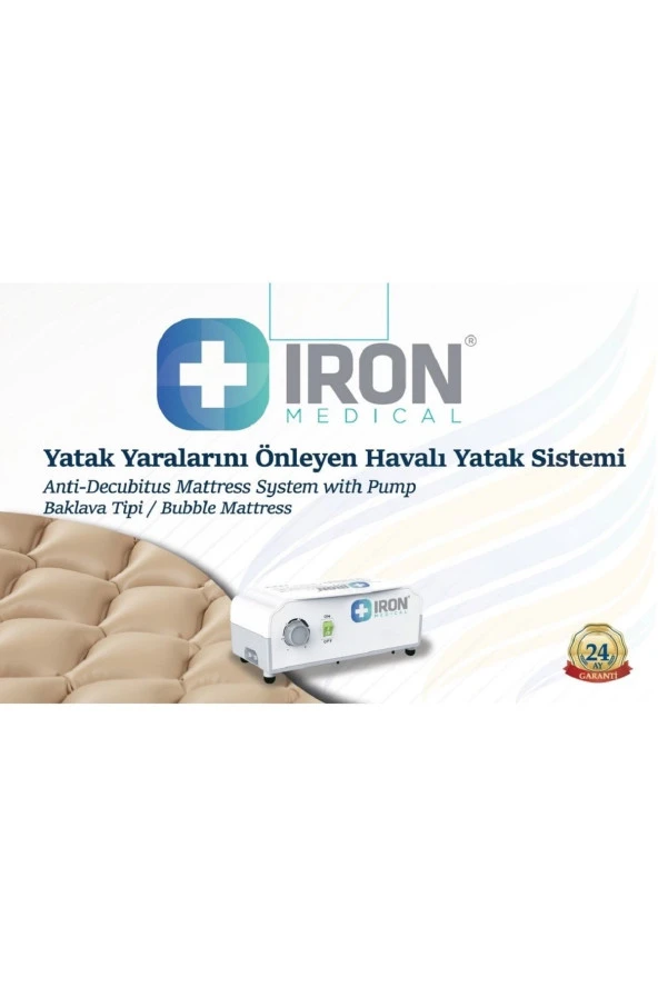 IRON Irn052 Yatak Yaralarını Önleyen Havalı Yatak Sistemi Baklava Tipi - 2