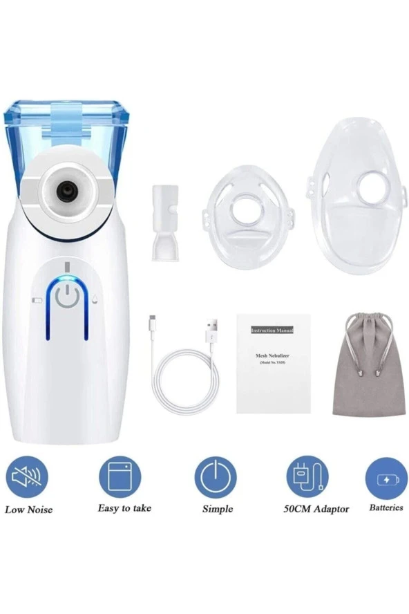 IRON Medıcal Ys35 Taşınabilir Mesh Nebülizatör Cihazı Pilli Şarjlı - 2