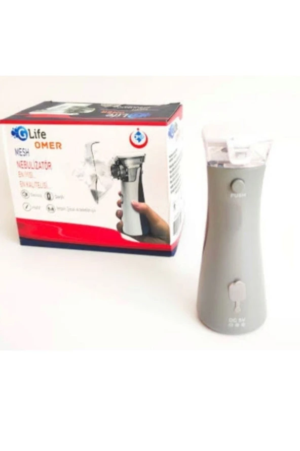 OMER G-life El Tipi Şarj Edilebilir, Taşınabilir Mini Mesh Nebulizatör - 2