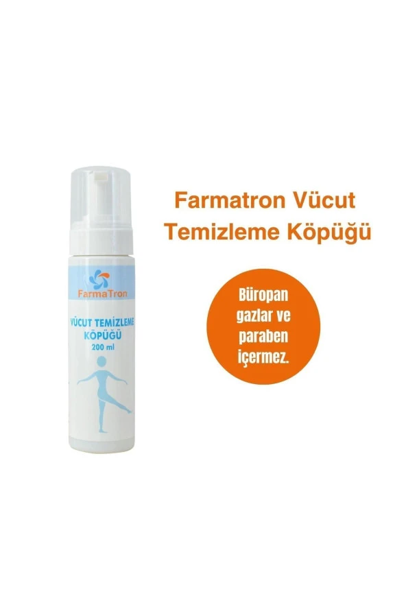 FARMATRON Vücut Temizleme Köpüğü 200ml