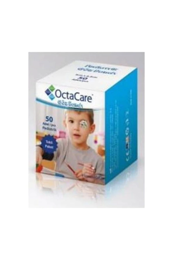 OCTACARE Erkek Çocuk Göz Kapama Bandı - 5cmx6,2cm -50 Li Paket