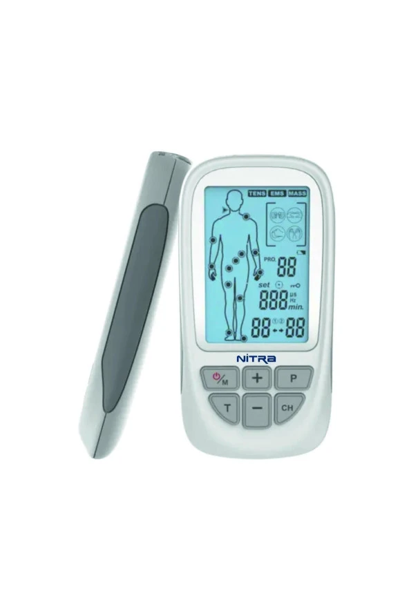 Nitra Combo Şarj Edilebilir Tens Ems Masaj Cihazı Ağrı Giderici Fizik Tedavi (bataryalı)M102A - Resim 2