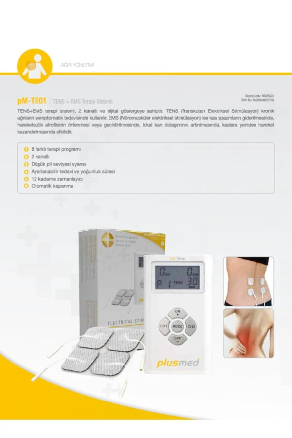 Plusmed Pm-Te01 Tens Ems Terapi Sistemi - 7