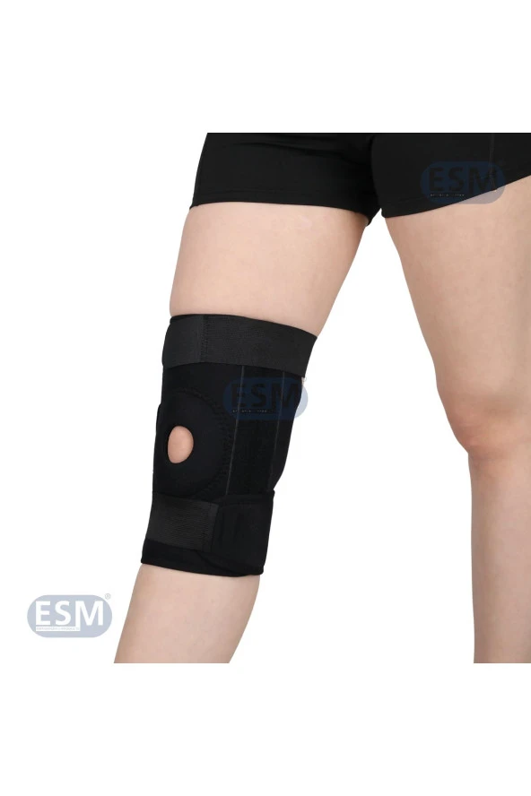 ESM Menisküs Ağrıları Için Patella Destekli Fleksible Balenli Dizlik Ligament Destekli Iç Ve Yan Bağ - 3