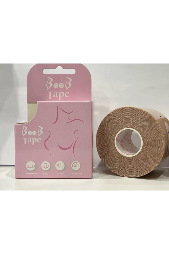 BOOB TAPE Göğüs Dikleştirici Ve Şekillendirici Ten Rengi 5 Cm X 5cm