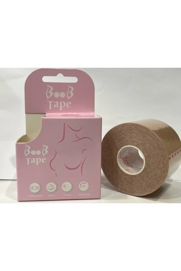 BOOB TAPE Göğüs Dikleştirici Ve Şekillendirici Ten Rengi 5 Cm X 5cm - 6