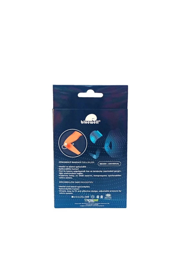 BLUEWELL Epikondilit Bandajı Bedensiz - 6