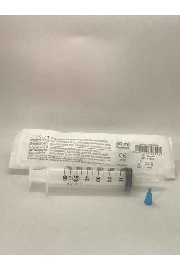 AYSET 50CC BESLENME ENJEKTÖRÜ 20'Lİ AVANTAJ PAKET (ÇAM UÇLU) - 4