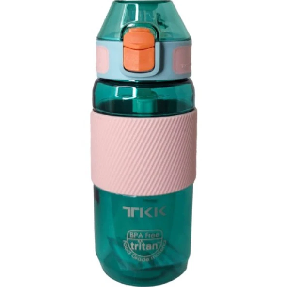 TKK 500 ml Yeşil Sİlikon Pipetli Tritan Suluk Matara ürün görseli