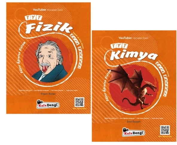 KAFA DENGİ YAYINLARI TYT Fizik + Kimya Soru Bankaları | Süper Öğreten Sistem