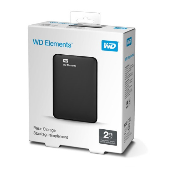 WD HARİCİ DİSK 2TB 2,5" ELEMENTS SİYAH USB3.0 WDBU6Y0020BBK-WESN - 5