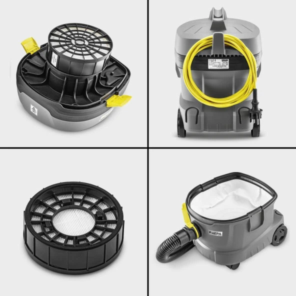 Karcher T 11/1 Classic 850W 11 Litre Profesyonel Torbalı Süpürge - 7
