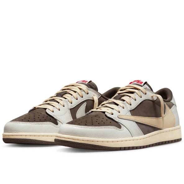 Nike Air Jordan 1 Low Travis Scott Reverse Mocha Sneaker Spor Ayakkabı DM7866-162