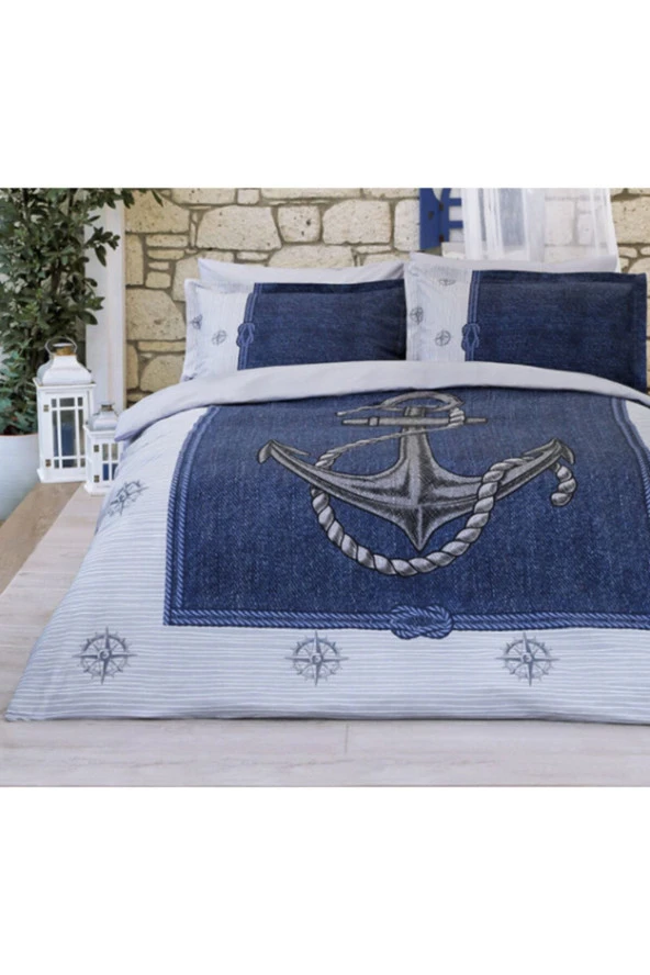 Özdilek Anchor Denim Tek Kişilik Nevresim Takımı