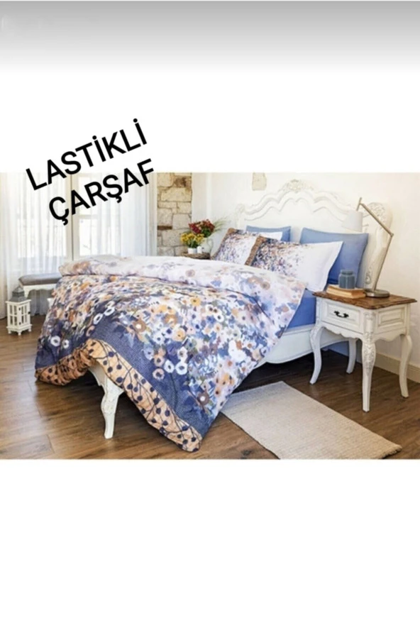 Özdilek Çift Kişilik ( Çarşafı Lastikli ) Nevresim Takımı Rosebud Sarı