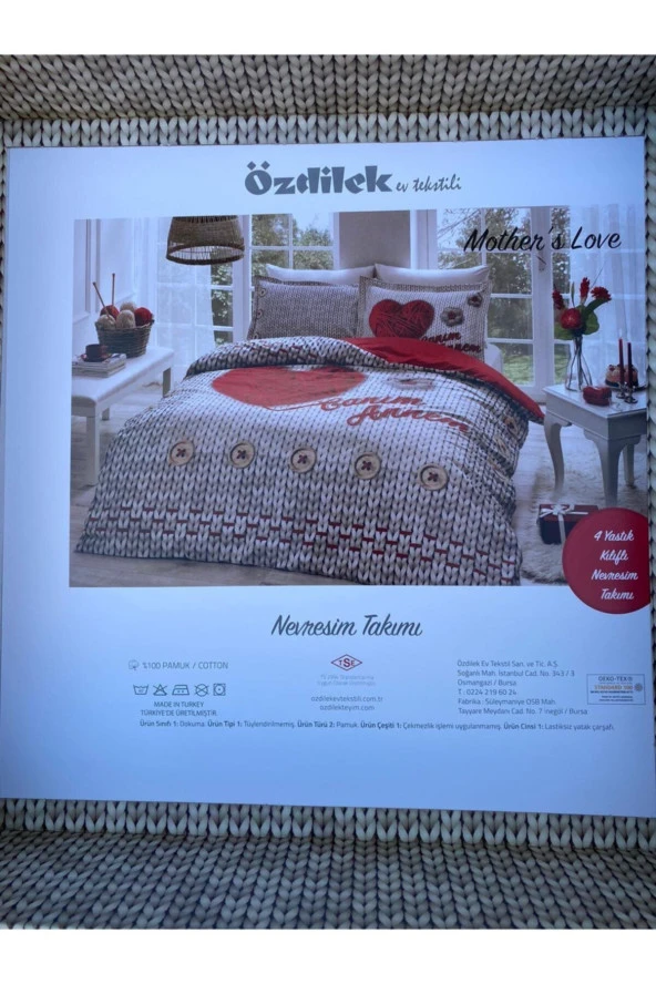 Özdilek Çift Kişilik Canım Annem (özel Gün Koleksiyonu)ranforce Nevresim Takımı
