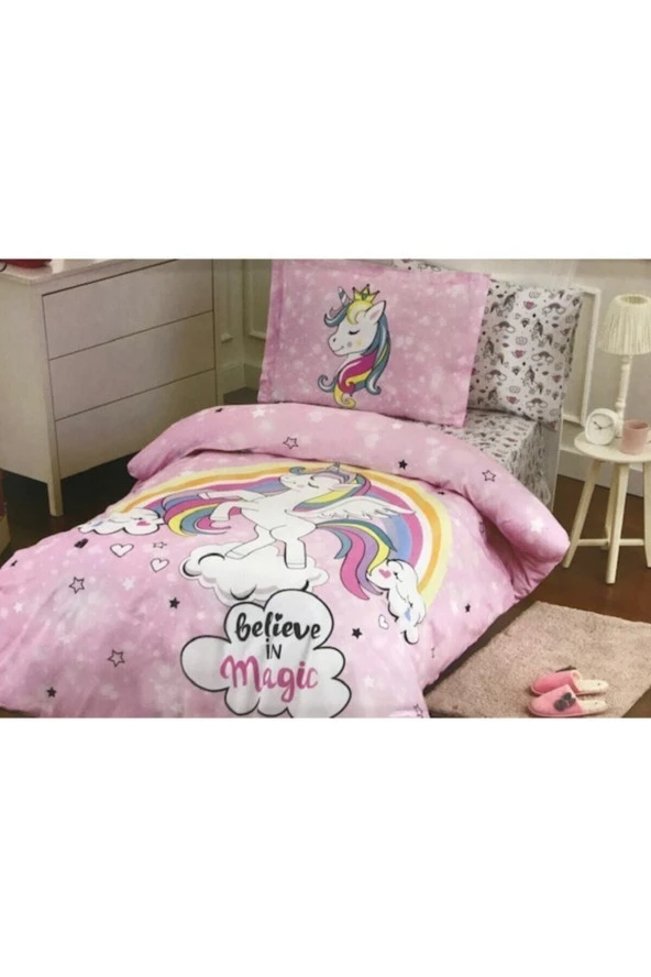 Özdilek Tek Kişilik Nevresim Takımı Unicorn