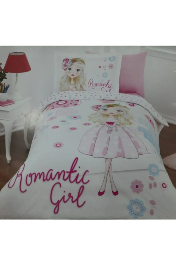 Özdilek Tek Kişilik Ranforce Nevresim Takımı - Romantic Girl