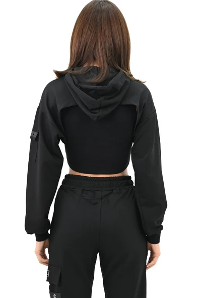 Kadın 3’lü Crop Eşofman Takımı 3249-22 - 5