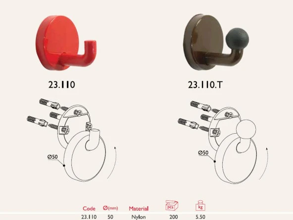 Tekne Karavan Plastik Elbise Askısı - 2