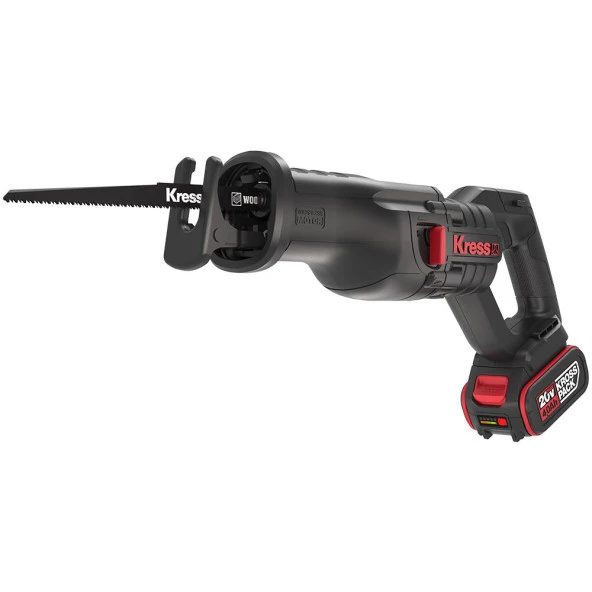 Kress KUE01 20Volt/4.0Ah Li-ion Çift Akülü Kömürsüz Profesyonel Tilki Kuyruğu Testere - 3