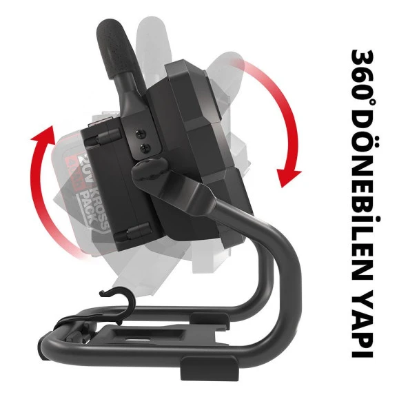 Kress KUF05.9 20Volt 750/1500 Lümen Profesyonel Led Projektör (Akü Dahil Değildir) - 3