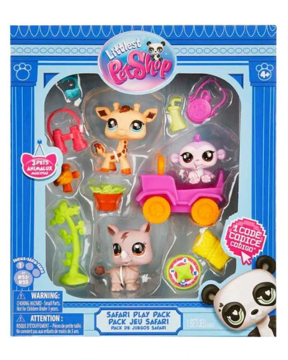 FARBU Littlest Pet Shop  Figür Set Minişler Safari Temalı  00524 (KOLİ İTEMİ S00005240)