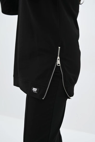 Kadın Büyük Beden Fermuar Detaylı Eşofman Takımı 8090-25 - 5