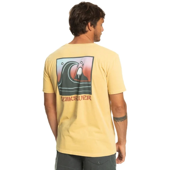 Quiksilver Sunset Wave Sarı Erkek T-Shirt EQYZT07277-YFB0 - Resim 8
