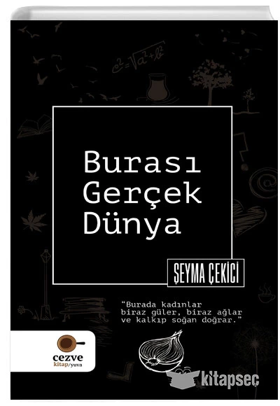 BURASI GERÇEK DÜNYA  ŞEYMA ÇEKİCİ  CEZVE KİTAP