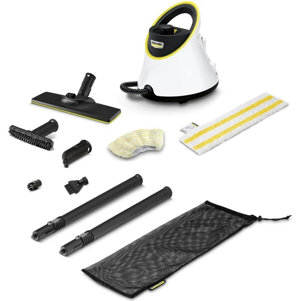 Karcher SC 2 Deluxe Easyfix 3.2 Bar 1500W Buharlı Temizlik Makinesi - Beyaz