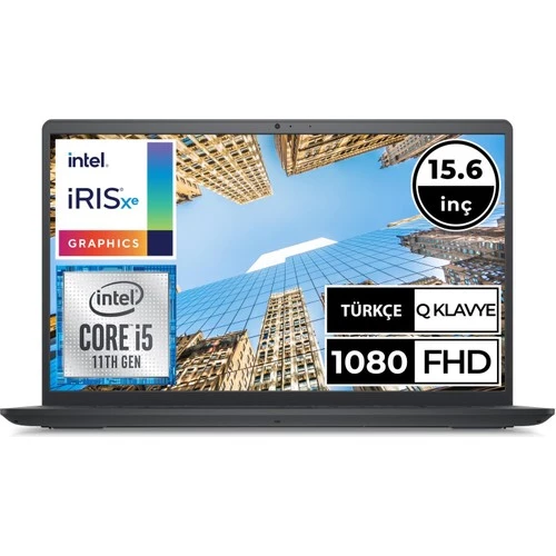 Dell Inspiron 15 3511 I3511122SPPU06 I5-1135G7 16GB 512SSD 15.6 Fullhd Freedos Taşınabilir Bilgisayar