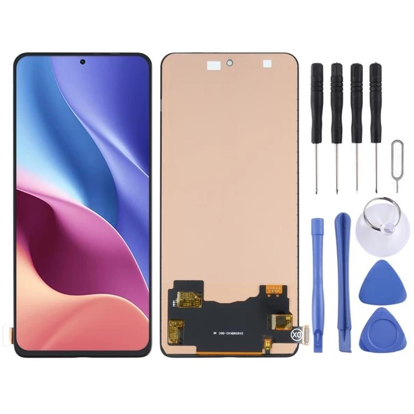 Xiaomi Redmi K40 Pro / Redmi K40 / Redmi K40 Pro+ / Poco F3 / Redmi K40s için Sayısallaştırıcı Tam Montajlı TFT LCD Ekran (Parmak İzi Tanımlamayı Desteklemiyor)