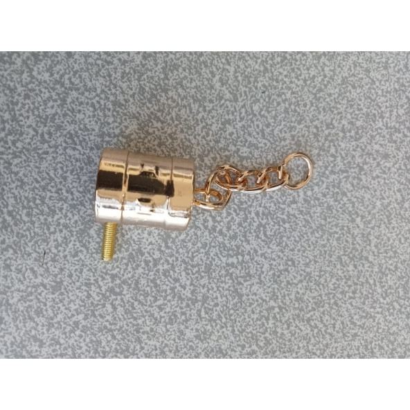 4 Adet  Ak Model GOLD Metal  Çanta Kovanı - 3