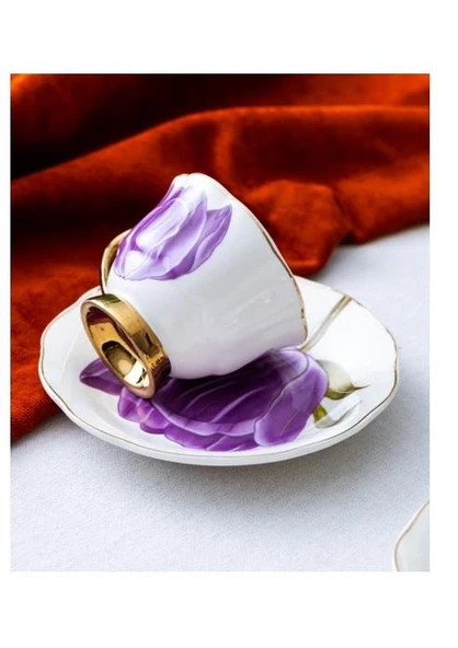 ACAR TIFFANY 6LI KAHVE FİNCANI TAKIMI KAI-06328/12 - Resim 3