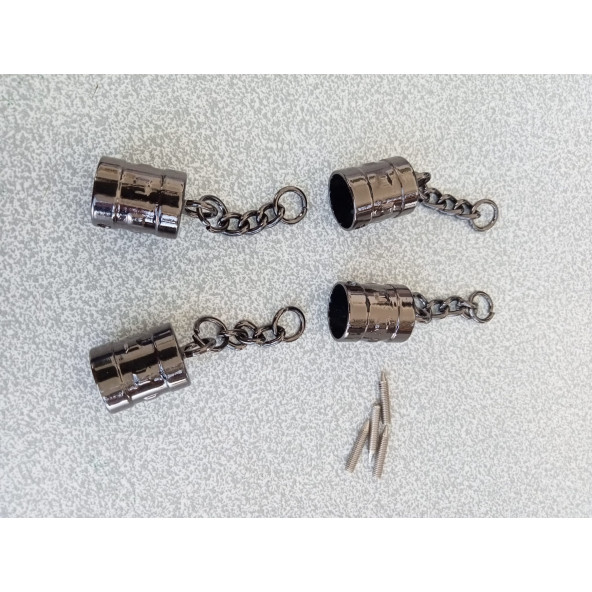 4 Adet Ak Model SİYAH Çanta Kovanı - 2