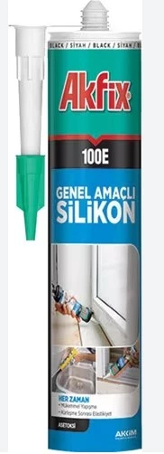 AKFİX SİYAH SİLİKON 280 ML