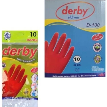 DERBY D-100 LASTİK ELDİVEN 10