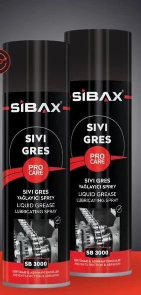 SİBAX SIVI GRES YAĞLAYICI SPREY 500ML (ADET)