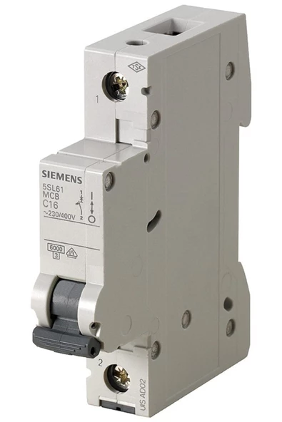 Siemens 5SL6125-7YA 1 Fazlı 25 Amper C Tipi 6kA Otomatik Sigorta