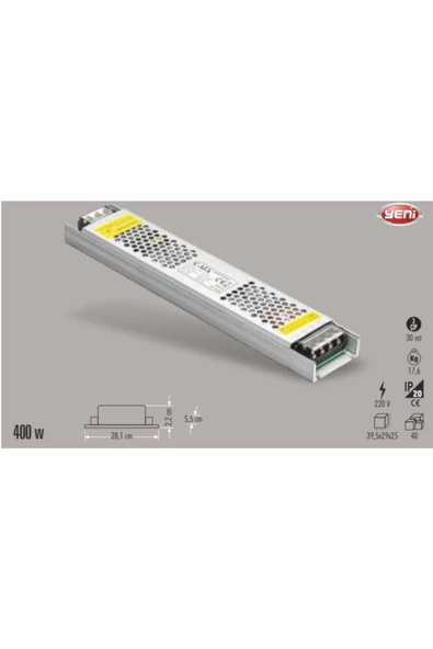 CATA 12V 36A LED TRAFOSU 30 MT (CT-2570) - 2