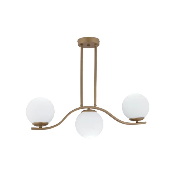 Apliqa Severus 3'lü Eskitme Modern Salon Kafe Restoran İçin Uygun, Salon Avize - Resim 2