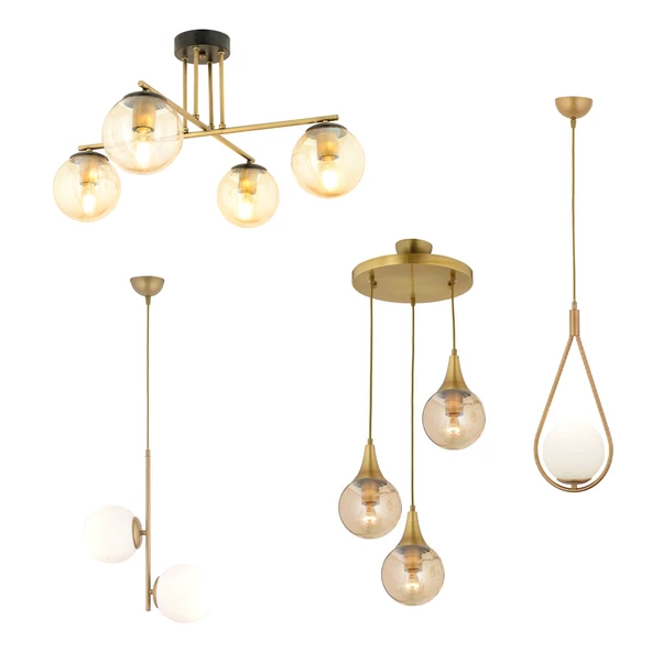 Apliqa Tulipa 4 Parça Avize Seti ürün görseli