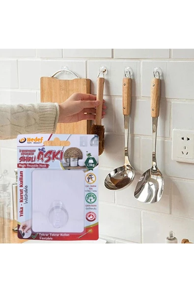 VODASEAL TAK - SÖK SİHİRLİ KARE ASKI - GRİ - 6