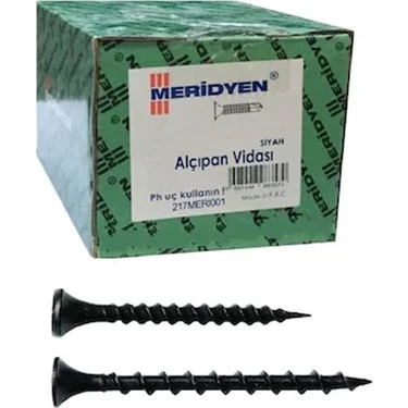 MERİDYEN 3,5X45 ALÇIPAN VİDASI SİVRİ 500 ADET