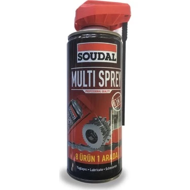 Soudal Multisprey Koruyucu Yağlayıcı Pas Sökücü 400 ml