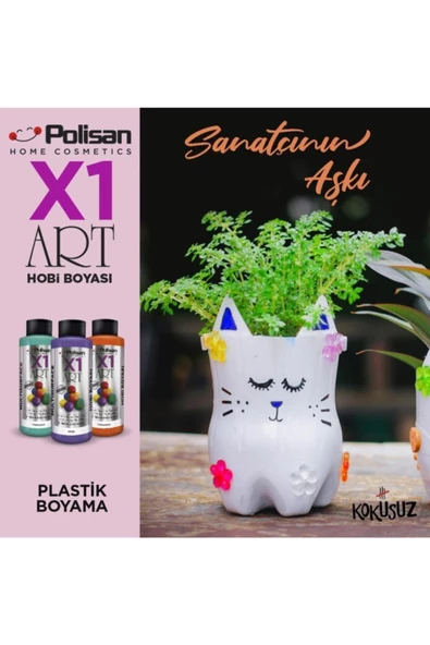 POLİSAN X1 HOBİ BOYASI 0721 MAT VERNİK 120 ML - 5